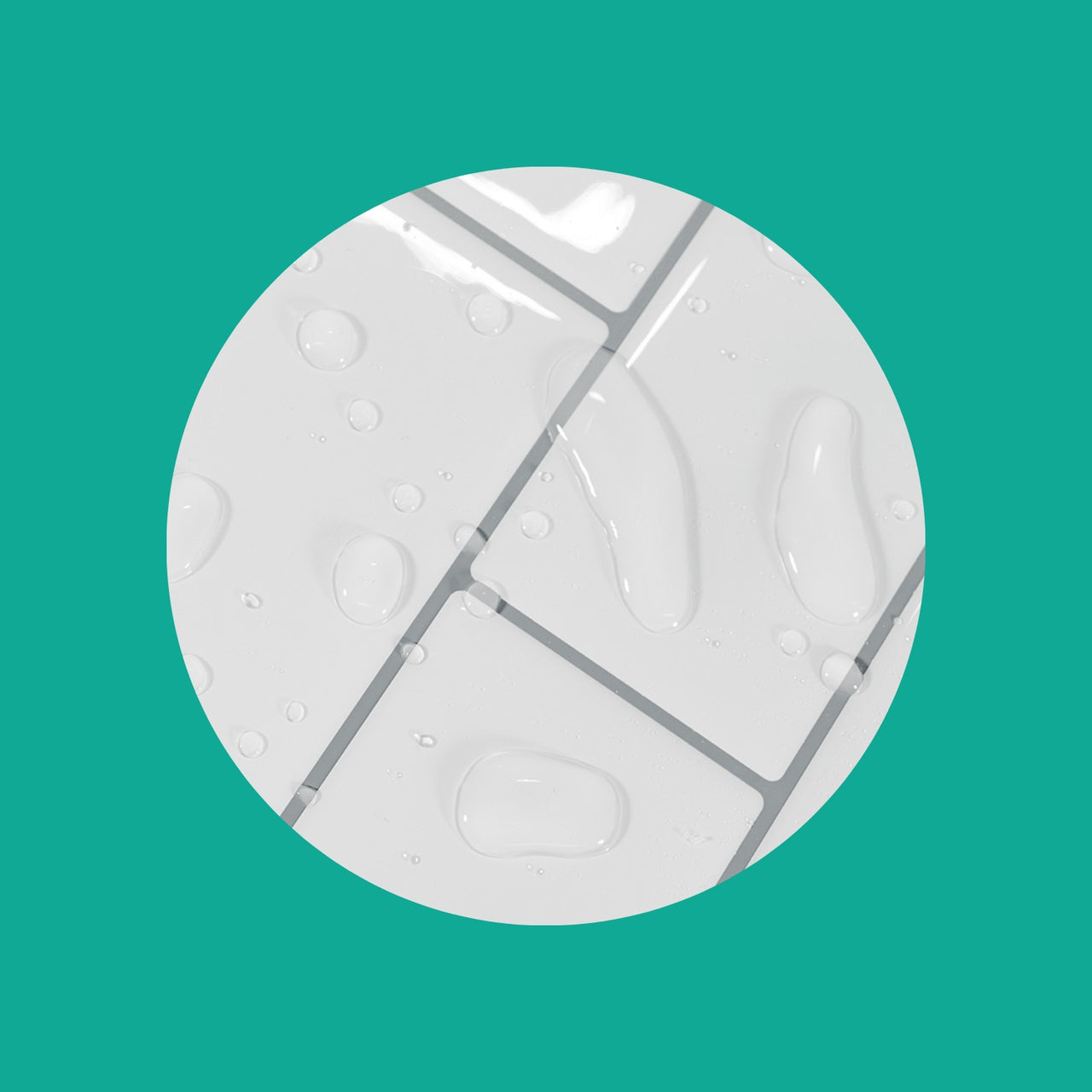 Subway Wall Tile Classic | White with Grey Grout