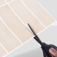 Thumbnail for Stacked Subway Wall Tile | Cream with White Grout