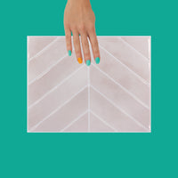 Thumbnail for Pink chevron peel and stick tile