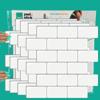 Thumbnail for Subway Wall Tile Classic | White with Grey Grout