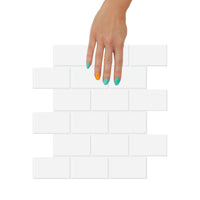 Thumbnail for Subway Wall Tile Classic | White with White Grout