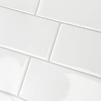 Thumbnail for Subway Wall Tile | White with Grey Grout