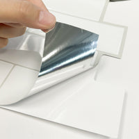 Thumbnail for Subway Wall Tile | White with Grey Grout