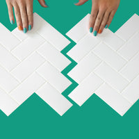 Thumbnail for White herringbone tiles interlocking