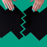 Thumbnail for Black herringbone tiles interlocking