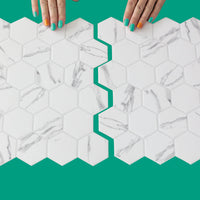 Thumbnail for Marble hexagon tiles interlocking