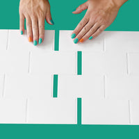 Thumbnail for White subway wall tiles interlocking